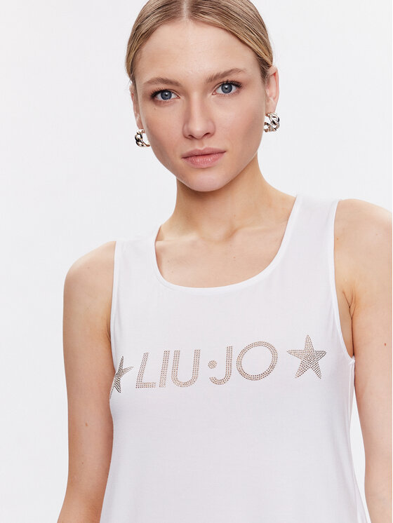 Liu Jo Beachwear Liu Jo Beachwear Top VA3100 J5360 Biały Regular Fit