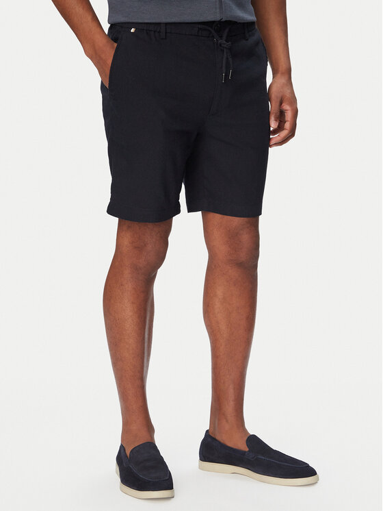 BOSS BOSS Bavlnené šortky Kane1 50557537 Tmavomodrá Regular Fit