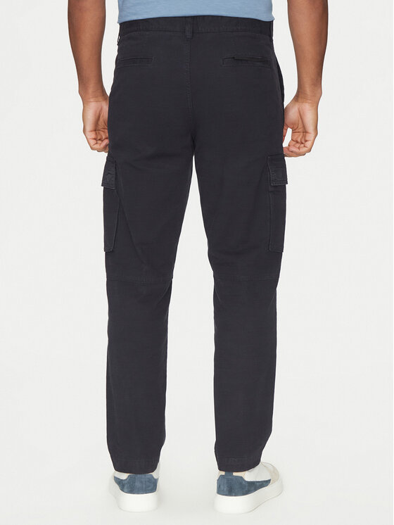 BOSS BOSS Spodnie materiałowe Sisla-8 50530599 Granatowy Regular Fit