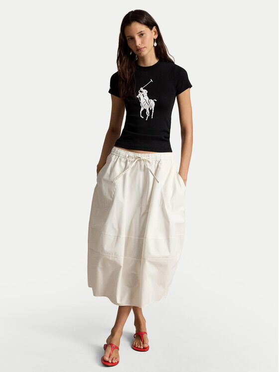 Polo Ralph Lauren Polo Ralph Lauren T-shirt 211A96259003 Crna Slim Fit