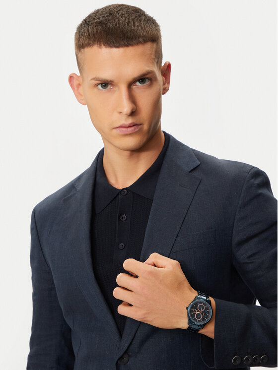 Armani Exchange Armani Exchange Laikrodis Dante AX1881 Tamsiai mėlyna