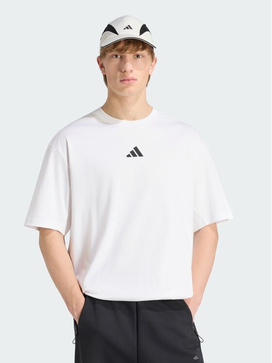 adidas adidas T-Shirt 167739 Biały Loose Fit