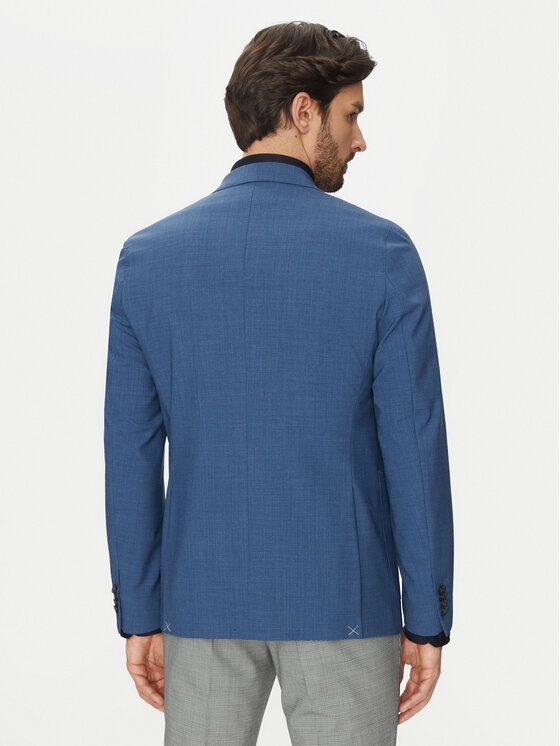 Michael Kors Michael Kors Marynarka MK0SB01025 Niebieski Slim Fit