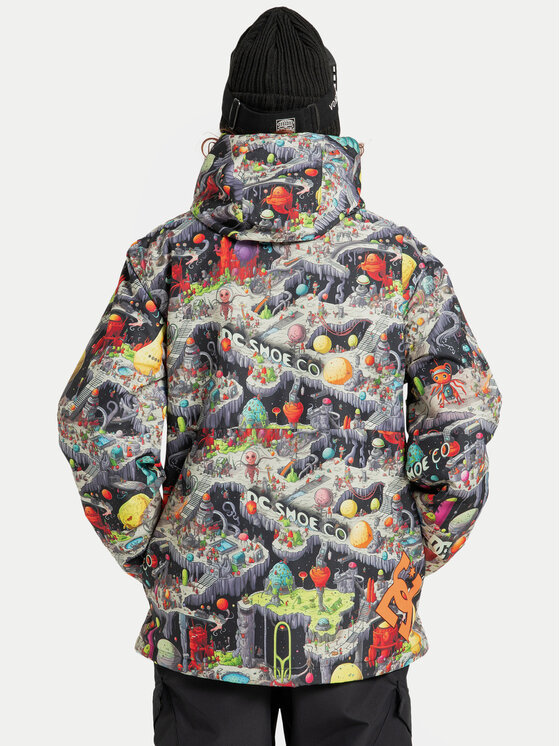 DC Shoes DC Shoes Lyžařská bunda Basic Print ADYTJ03097 Barevná Regular Fit