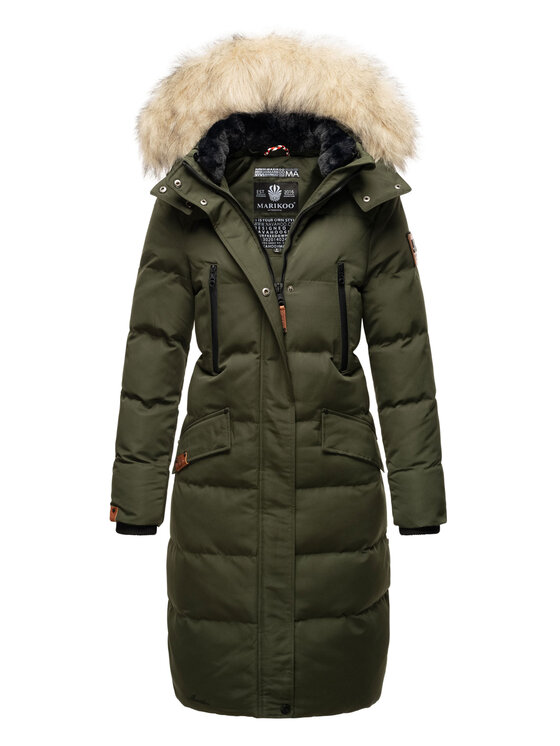 Marikoo Marikoo Kurtka zimowa Schneesternchen Zielony Regular Fit