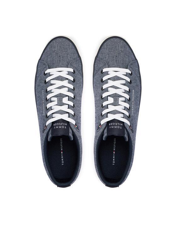 Tommy Hilfiger Tommy Hilfiger Tenisenes Th Hi Vulc Core Low Chambray FM0FM05818 Zils