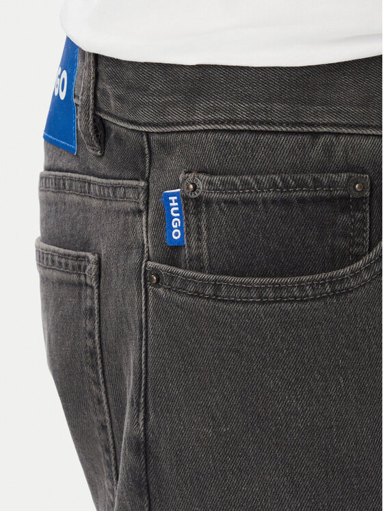 HUGO HUGO Džinsi Ash 50572790 Tumši pelēka Slim Fit