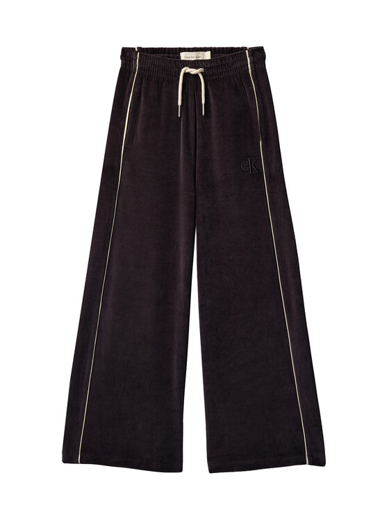 Calvin Klein Jeans Calvin Klein Jeans Spodnie dresowe Velvet IG0IG03057 Czarny Regular Fit