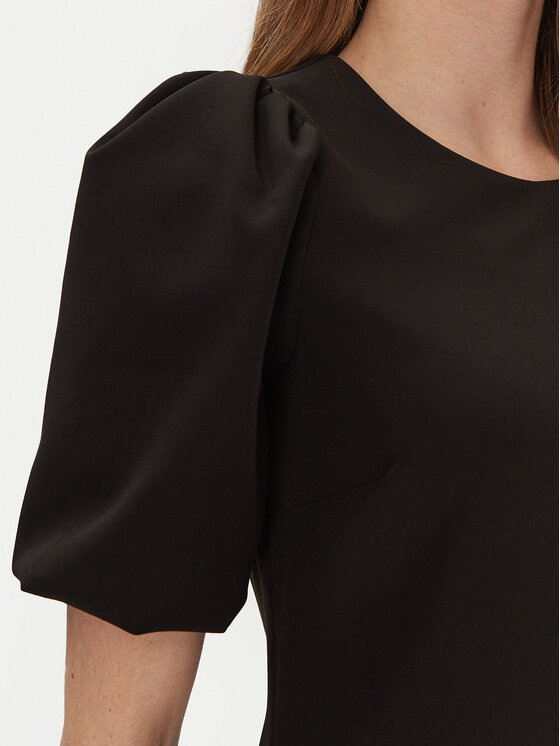 Haveone Haveone Φόρεμα κοκτέιλ AFS-M064 Μαύρο Regular Fit