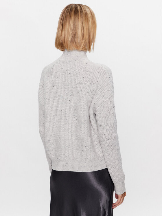 Max Mara Leisure Max Mara Leisure Rollkragenpullover Favore 23336614 Grau Regular Fit