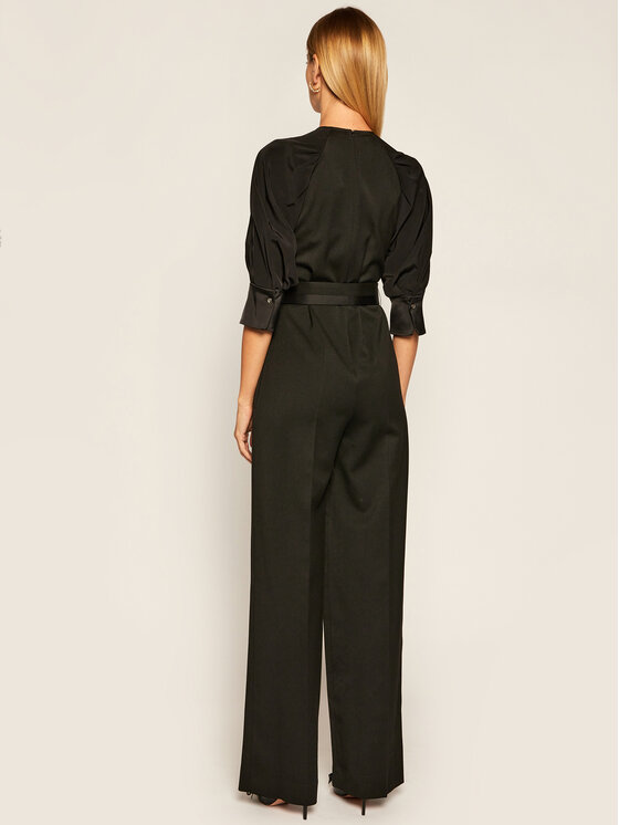 Victoria Victoria Beckham Victoria Victoria Beckham Kombinezon 2320WJS001705A Czarny Regular Fit
