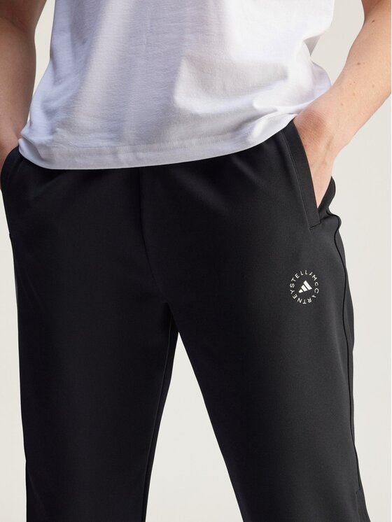 adidas by Stella McCartney adidas by Stella McCartney Spodnie dresowe 144011 Czarny Regular Fit