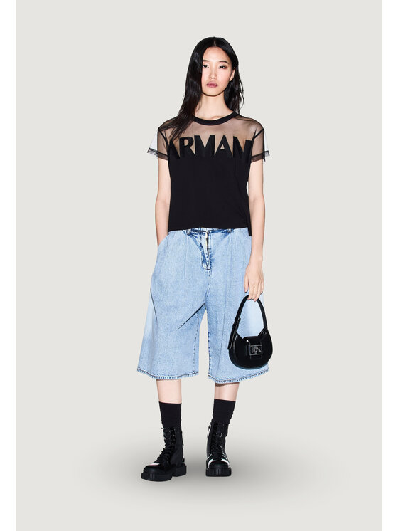 Armani Exchange Armani Exchange T-shirt XW002332 AF10356 Nero Casual Fit