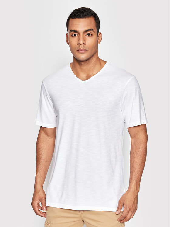 United Colors Of Benetton United Colors Of Benetton Tricou 3JE1J4264 Alb Relaxed Fit