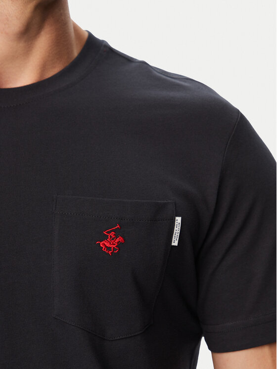 Beverly Hills Polo Club Beverly Hills Polo Club Tricou P-SS26M-TS414000 Bleumarin Regular Fit