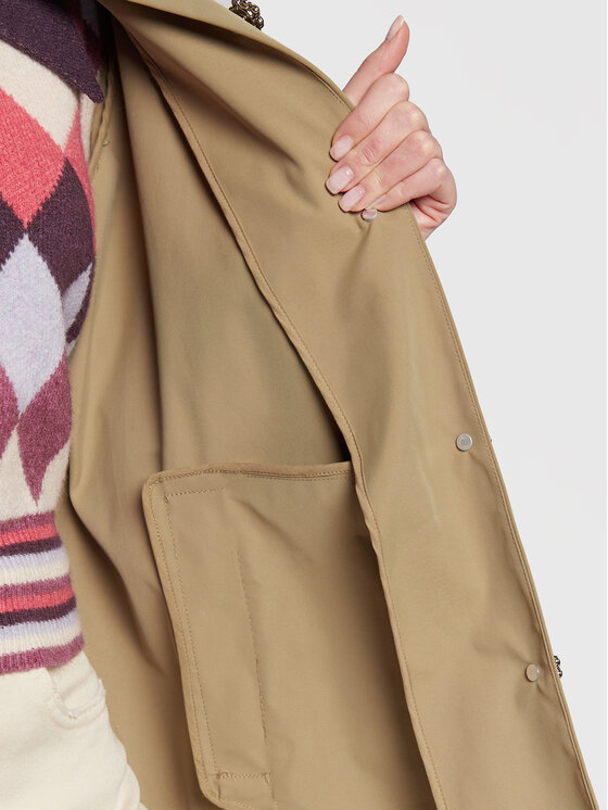 Custommade Custommade Trench Flora 999502828 Zelena Regular Fit