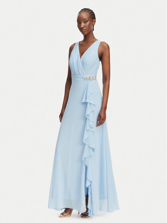 Artigli Sukienka wieczorowa ACAB004498 Niebieski jasny Regular Fit