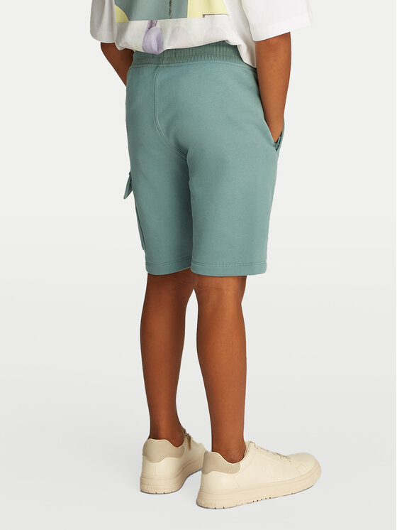 Calvin Klein Jeans Calvin Klein Jeans Sportske kratke hlače IB0IB02440 Zelena Relaxed Fit