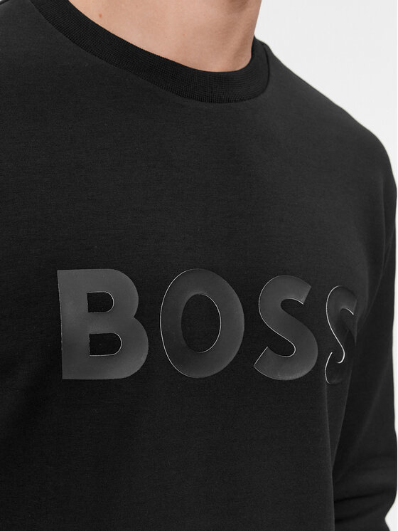 BOSS Boss Felpa Salbo 50506119 Nero Regular Fit