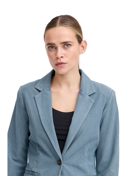 ICHI ICHI Giacca da donna Giacca ihkate denim bl Blu Regular Fit