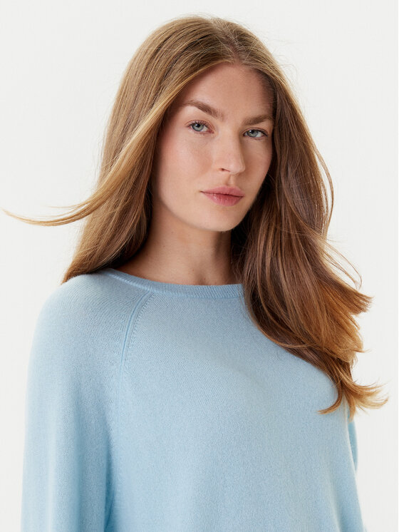 Marella Marella Pulover Tesa 2523366171 Svetlo modra Relaxed Fit