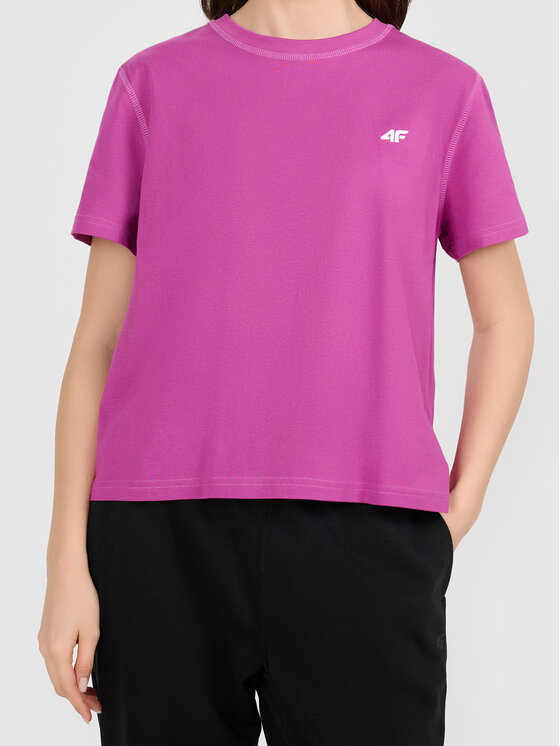 4F 4F T-Shirt 4FWAW26TTSHF3501 Różowy Active Fit