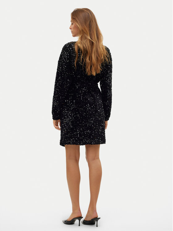 Vero Moda Vero Moda Kokteilikleit Bella 10317046 Must Regular Fit