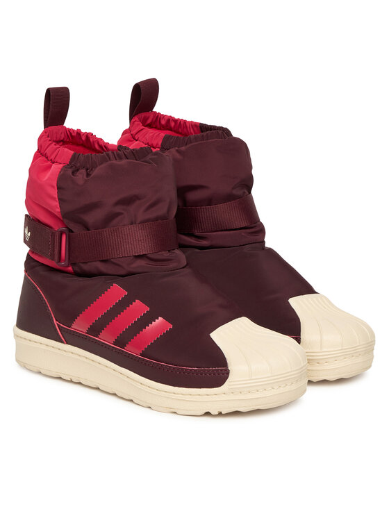 adidas adidas Cizme de zăpadă Superstar 360 Winterized Boot JR5804 Vișiniu
