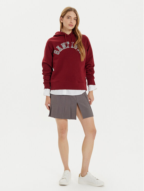 Gant Gant Bluza 1949 Arch Graphic 4201262 Czerwony Loose Fit