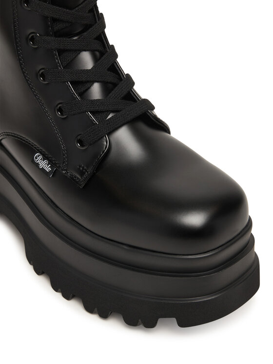 Buffalo Buffalo Ghete Jupiter Lace Up Mid 1622609 Negru