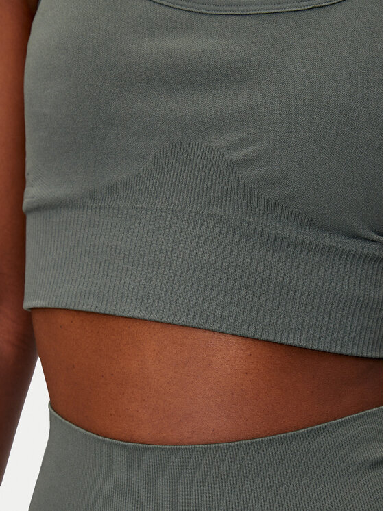 Athlecia Athlecia Biustonosz sportowy Foan V2 W Seamless EA243347 Zielony