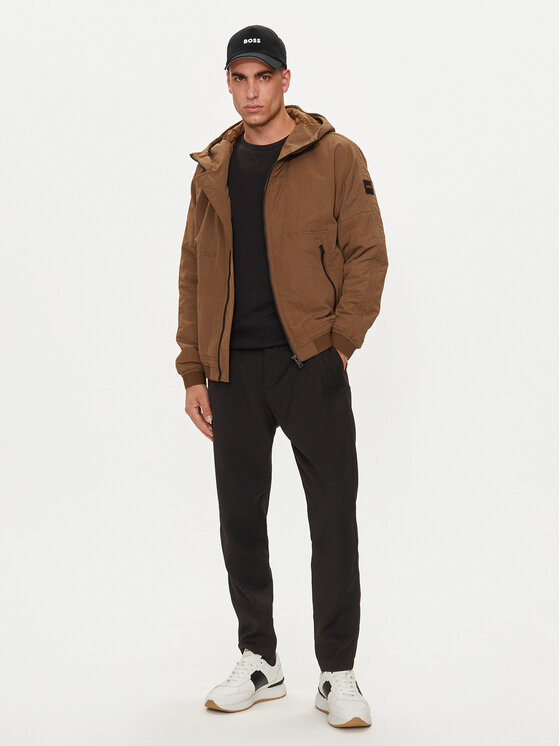 BOSS Boss Prehodna jakna Oseam-W 50518720 Rjava Regular Fit