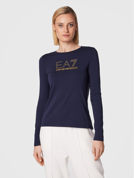 EA7 Emporio Armani EA7 Emporio Armani Palaidinė 8NTT51 TJDQZ 1554 Tamsiai mėlyna Regular Fit