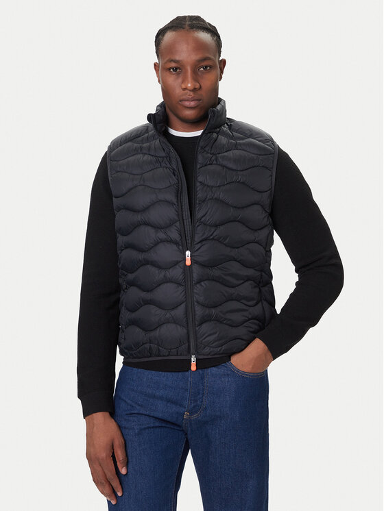 Save The Duck Save The Duck Елек D82187M GIGA21 Черен Regular Fit