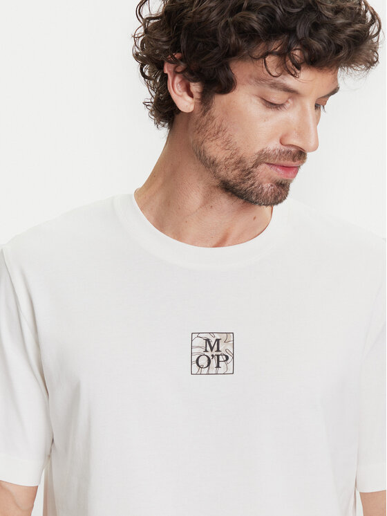 Marc O'Polo Marc O'Polo T-Shirt 524 2012 51298 Bílá Regular Fit