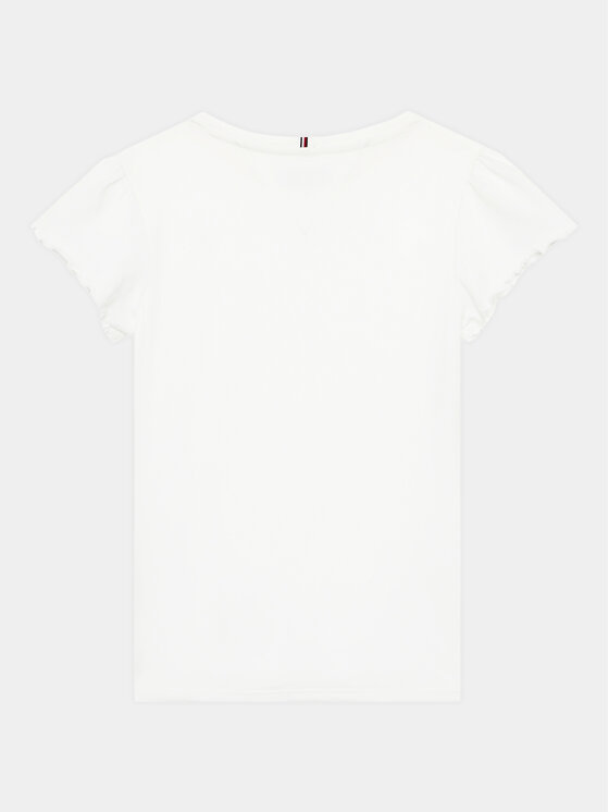 Tommy Hilfiger Tommy Hilfiger T-shirt KG0KG07052 M Bijela Regular Fit