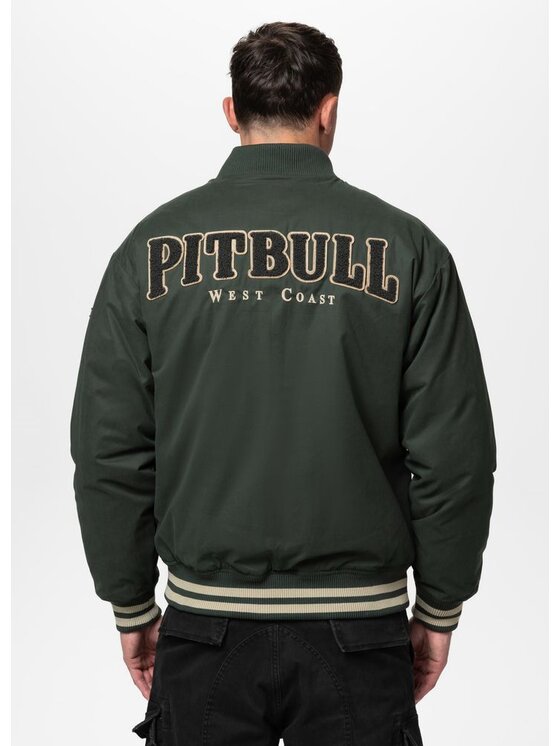 PITBULL PITBULL Kurtka przejściowa RADFORD Zielony Regular Fit
