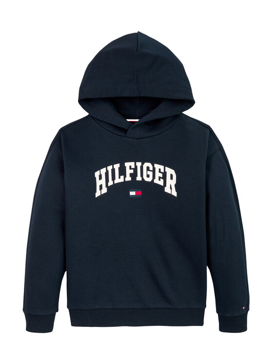 Tommy Hilfiger Tommy Hilfiger Pulóver Varsity KB0KB09574 Sötétkék Relaxed Fit