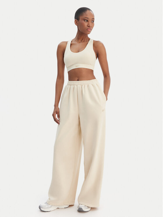 Reebok Reebok Teplákové kalhoty Reebok x Ewa Chodakowska RK25624CCW Béžová Wide Leg