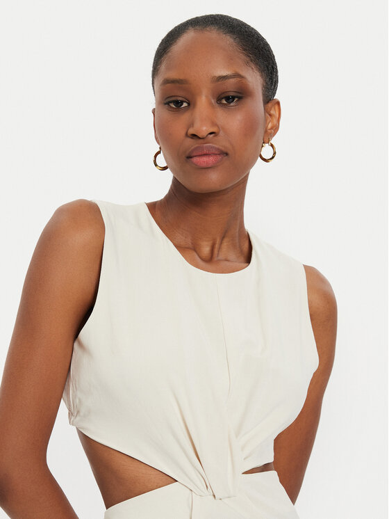 ViCOLO ViCOLO Vasaras kleita TB2469 Écru Regular Fit