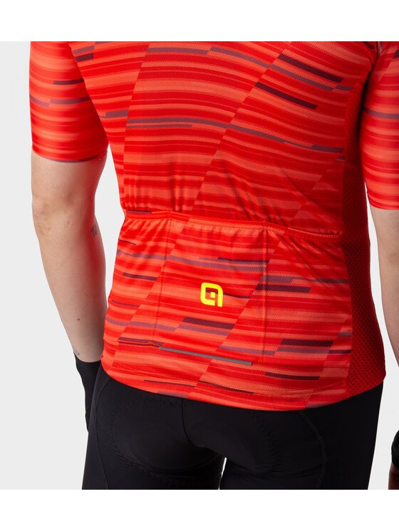Alé Cycling Alé Cycling Koszulka rowerowa Solid Step Czerwony Fitted Fit