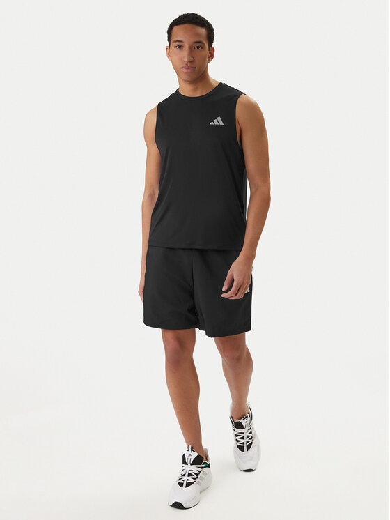 adidas adidas Тениска от техническо трико adi365 Running Essentials KB5969 Черен Regular Fit
