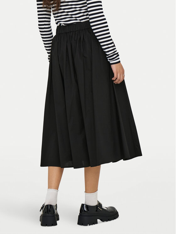 ONLY ONLY Trapezförmiger Rock Maila 15369555 Schwarz Regular Fit