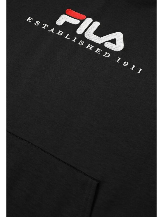 Fila Fila Felpa Valsera regular logo hoodie Nero Regular Fit