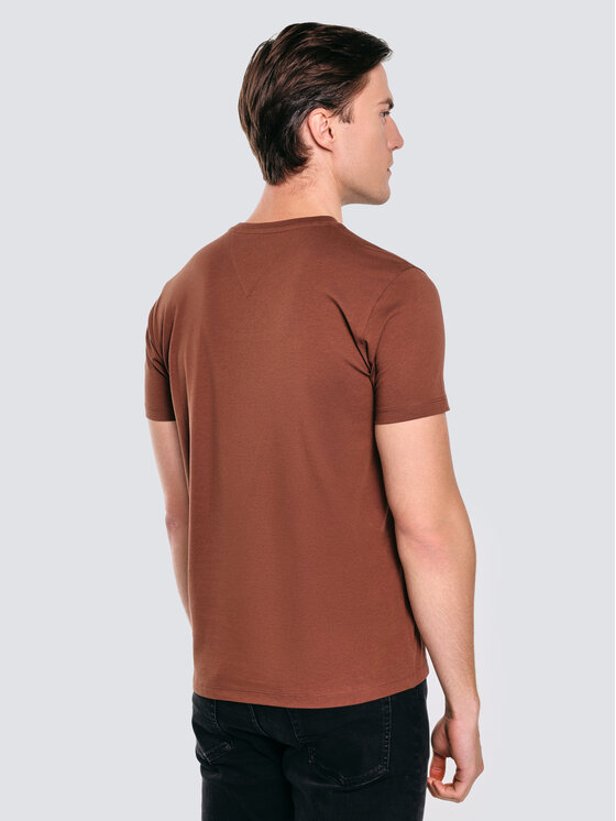 BIG STAR BIG STAR T-Shirt CARBON Brązowy Basic Fit