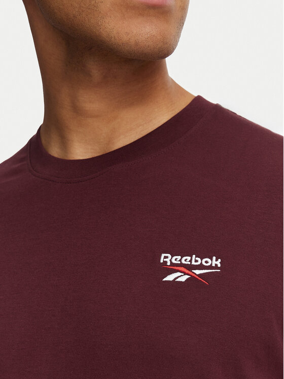 Reebok Reebok Pikkade varrukatega T-särk Feliks RK25738CCM Bordoopunane Regular Fit