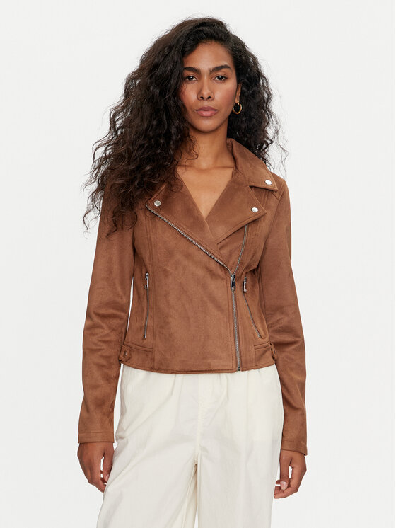 Vero Moda Vero Moda Jakna od imitacije kože Jose 10300938 Smeđa Regular Fit