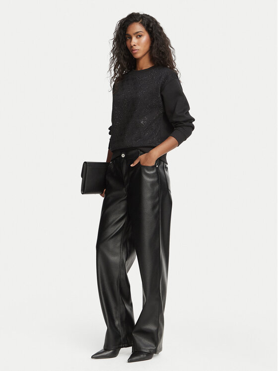Guess Guess Mikina 184657 Čierna Classic Fit