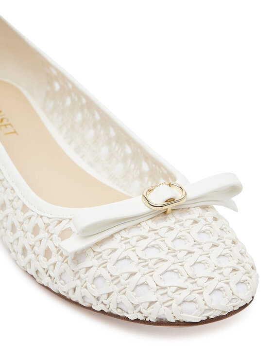 TWINSET TWINSET Ballerinas 251TGT030 Weiß