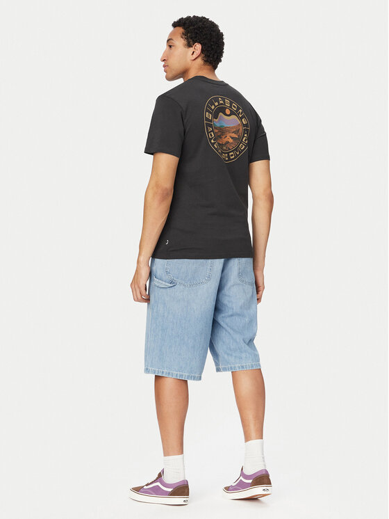 Billabong Billabong T-Shirt Rockies EBYZT00497 Černá Regular Fit